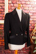 40s Blazer schwarz Wolle 30er 40er Frau Gothic real-rockabilly Rockabilly S 36-38 schwarz Special vintageberlin.de