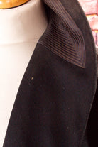 40s Blazer schwarz Wolle