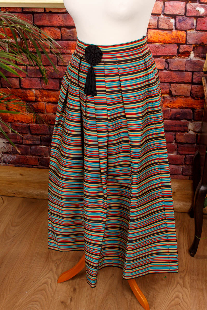 Vintage Rock Streifen Taft