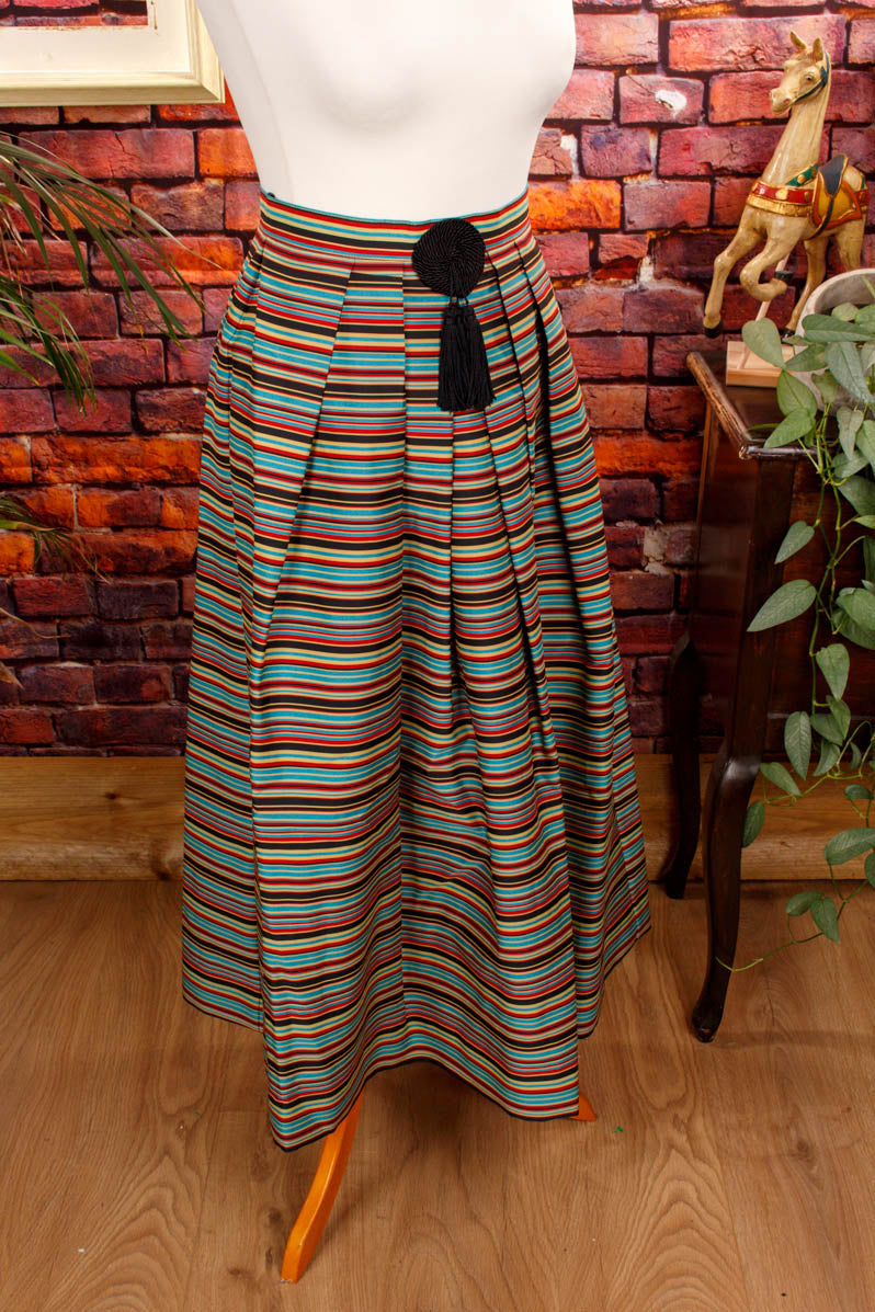Vintage Rock Streifen Taft