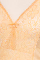VEB Unterkleid apricot lang