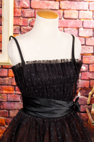 Vintage Petticoatkleid schwarz Tüll