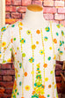 Vintage Minikleid Flower Power 60er 70er Boho bunt Disco Frau Hippie real-boho real-disco real-rockabilly Rockabilly S 36-38 Schlager Special vintageberlin.de