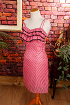 60s Rockabella Kleid pink Polka Dots