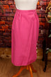 60s Rockabella Bleistiftrock pink 60er Disco Frau pink real-rockabilly Rockabilly Sekretärin Special XS 32-34 vintageberlin.de