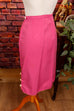 60s Rockabella Bleistiftrock pink 60er Disco Frau pink real-rockabilly Rockabilly Sekretärin Special XS 32-34 vintageberlin.de