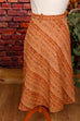 70s Stiefelrock orange Wolle 70er Frau orange Rockabilly Sekretärin Special XS 32-34 vintageberlin.de