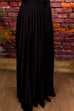 70s Maxikleid schwarz Gothic 70er Abendmode Boho Frau Gothic real-boho S 36-38 Schlager schwarz Special vintageberlin.de
