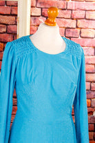 Disco Glitzerkleid türkis