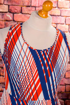 DDR Minikleid bunt streifen