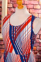 DDR Minikleid bunt streifen