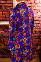 Disco Kleid Flower Power