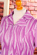 70s Schlagerkleid pink Muster 60er 70er Disco L 44-46 lila pink real-disco real-rockabilly Rockabilly Schlager Special vintageberlin.de