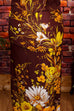 70er Maxikleid braun Blumenmuster 70er Boho braun bunt Frau M 40-42 real-boho Schlager Special vintageberlin.de