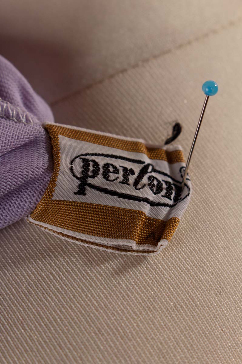 70s Perlon Nachthemd lila