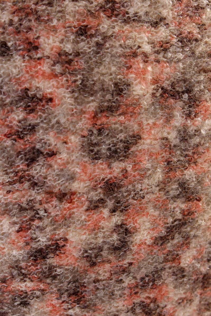 Strickpulli Wollmix rosa meliert