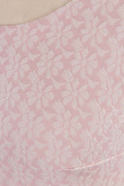 70s Schlagerkleid rosa Muster
