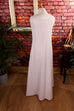 70s Schlagerkleid rosa Muster
