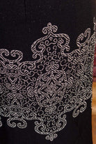 Disco Glitzerkleid silber schwarz