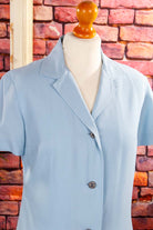 Kittelkleid taubenblau