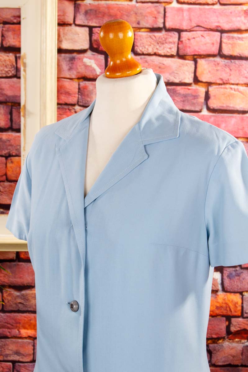 Kittelkleid taubenblau