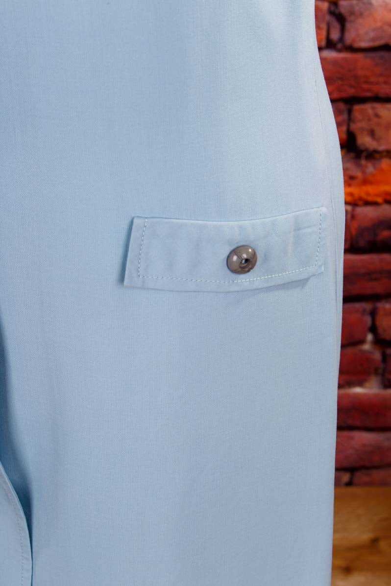 Kittelkleid taubenblau