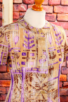 80s Sommerkleid bunt Muster