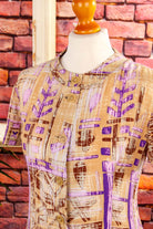 80s Sommerkleid bunt Muster