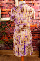 80s Sommerkleid bunt Muster