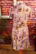 80s Sommerkleid bunt Muster