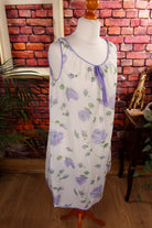 Vintage Nachtkleid flieder Blumen