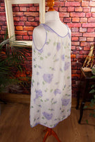 Vintage Nachtkleid flieder Blumen