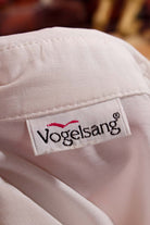 Vintage Bluse weiß bestickt Strass