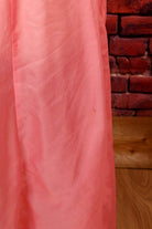 70s Kleid rosa Organza transparent
