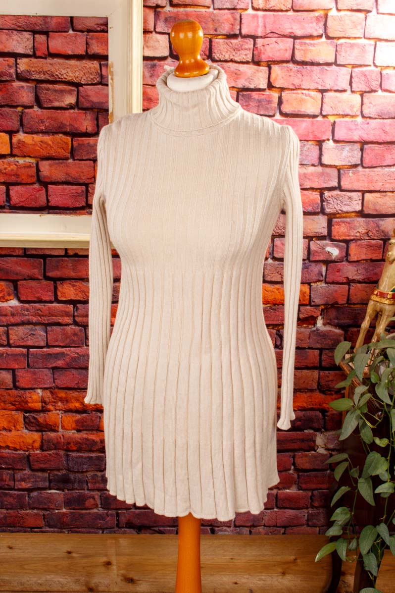 Vintage Benetton Strickkleid Wollmix