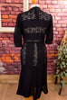 30er Jahre Wollkleid schwarz Spitze 30er 40er Boho Frau Gothic real-rockabilly Rockabilly S 36-38 schwarz Special vintageberlin.de