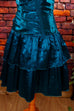 90er Partykleid türkis Schimmer 80er 90er Abendmode blau Disco Frau Rockabilly S 36-38 Special türkis vintageberlin.de