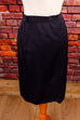 Vintage YSL Rock kurz schwarz Wolle