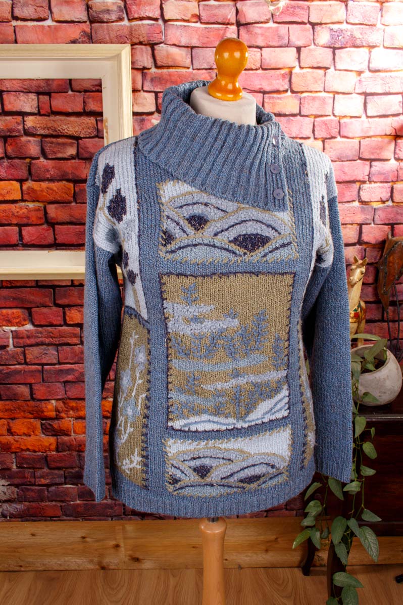 Vintage Strickpulli ausgefallen