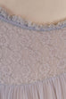Babydoll Nachtkleid rauchblau