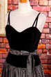 festliches Cocktailkleid schwarz silber