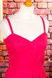 Vintage Sommerkleid pink Leinenmix