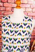 60s Kittelkleid Baumwolle