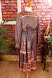 Statement Scarf Print Kleid YSL