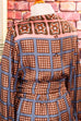 Statement Scarf Print Kleid YSL