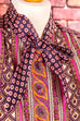 Boho Seide Schluppenkleid