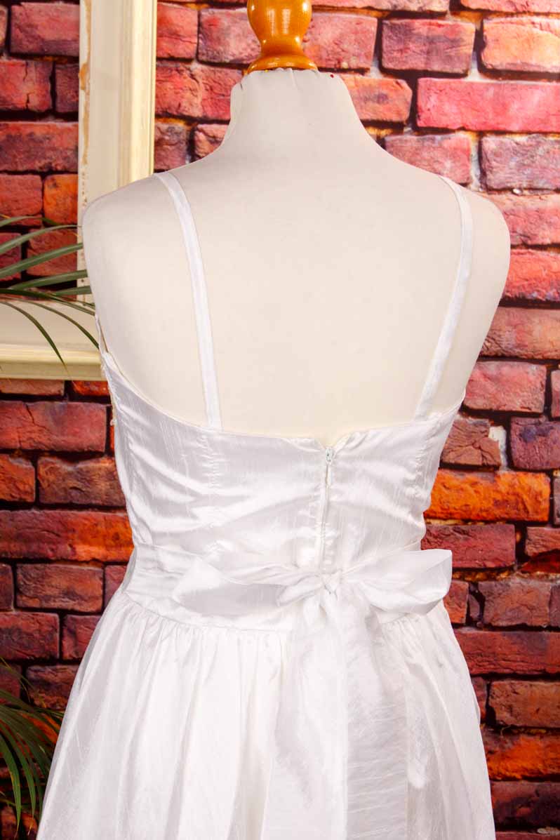Vintage Brautkleid weiß elegant
