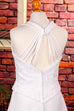 Neckholder Brautkleid weiß