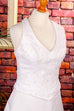 Neckholder Brautkleid weiß