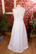 Neckholder Brautkleid weiß
